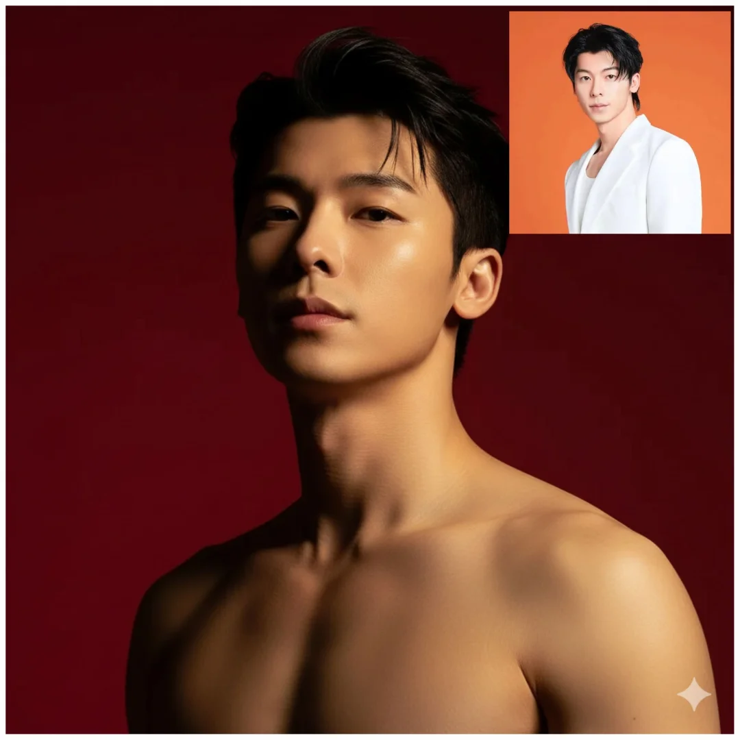 Tạo Prompt ảnh chân dung trên nền đỏ