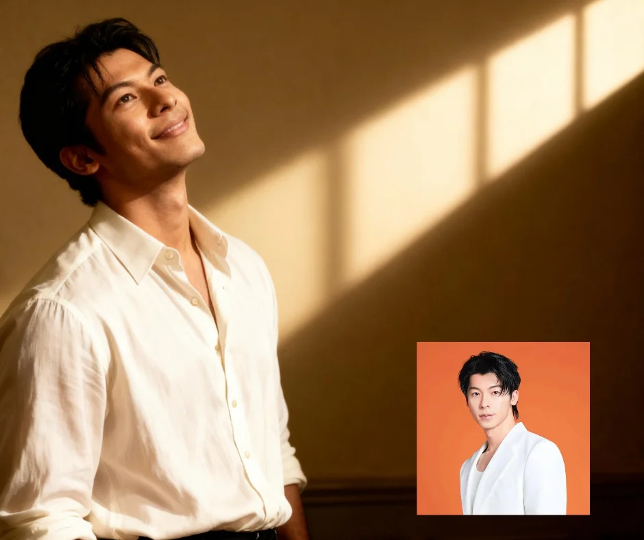 Tạo hình ảnh chân dung dựa tường trắng và ánh sàng cửa sổ bằng prompt